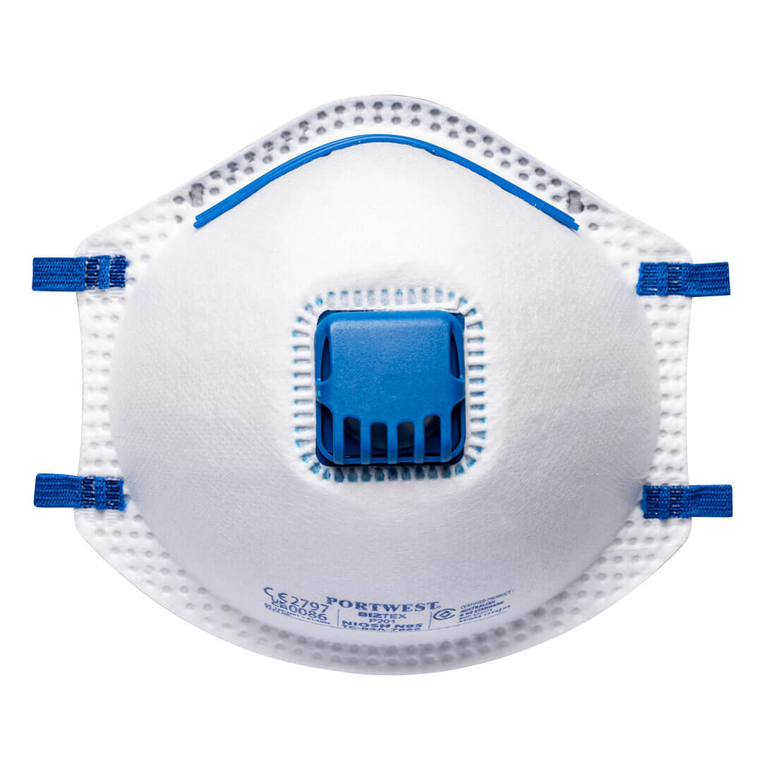 FFP2 Valved Respirator White (10 Pack)